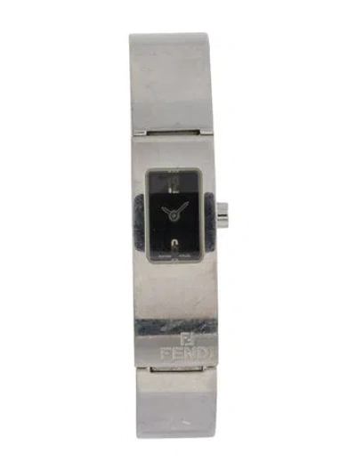 Pre-owned Fendi Bangle Watch, 13mm In Multicolor