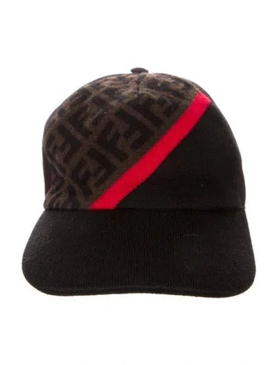 Pre-owned Fendi Baseball Cap In Black