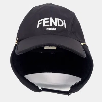 Pre-owned Fendi Baseball Cap In Black