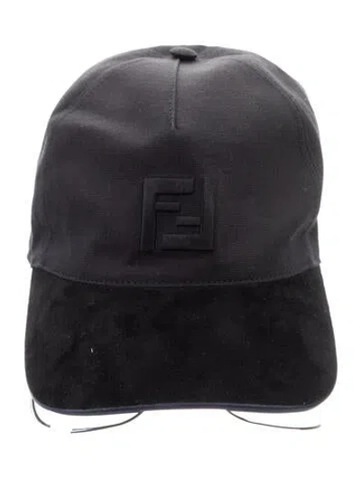 Pre-owned Fendi Baseball Cap In Black