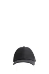 Fendi Logo-tape Baseball Cap In Gray