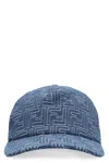 Fendi Baseball Cap In Blue