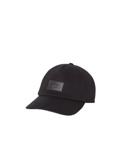 Fendi Baseball Cap In Black Cotton