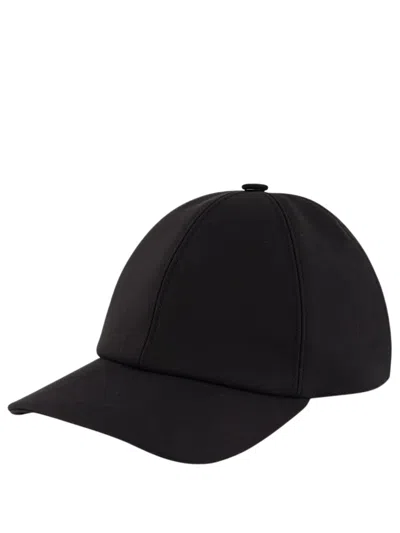 Fendi Kids' Baseball Hat Ribbon Black