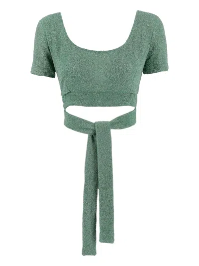 Pre-owned Fendi Bead-embellished Top