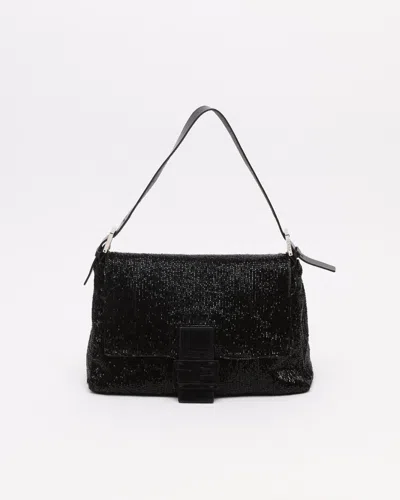 Fendi Beads Mama Baguette Shoulder Bag