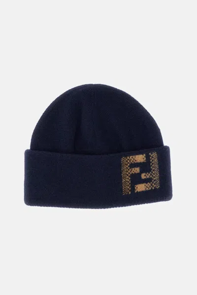 Fendi Beanie In Blue