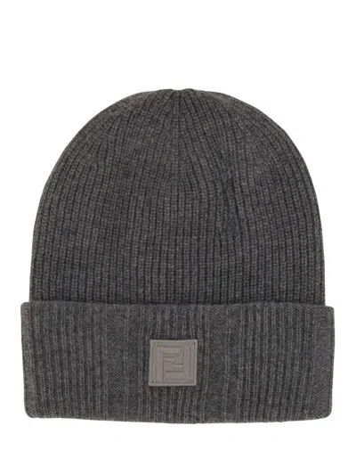 Fendi Beanie Hat With Logo