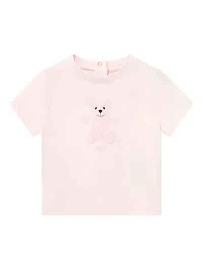 Fendi Babies' Bear-graphic T-shirt In Pink