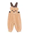 Fendi Bear Strap Jumpsuit In Nude