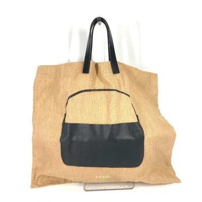 Pre-owned Fendi Beige Cloth Tote Bag ()