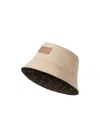 Fendi Reversible Ff-pattern Bucket Hat In Brown