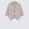 Fendi Beige Cotton Casual Jacket In Neutral