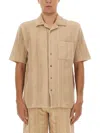 Fendi Shirt Chest Pocket Striped Pattern