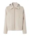 Fendi Beige Double-sided Wool Jacket In Neutral
