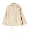 Fendi Women Ff Cotton And Linen Jacket In Neutral