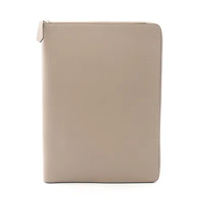 Pre-owned Fendi Beige Leather Clutch Bag ()