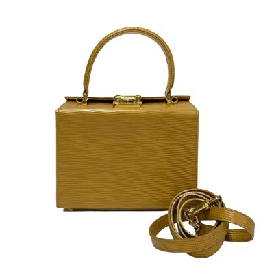 Pre-owned Fendi Beige Leather Handbag Pochette Shoulder Bag ()