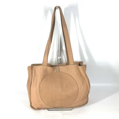 Pre-owned Fendi Beige Leather Shoulder Bag Tote Bag ()
