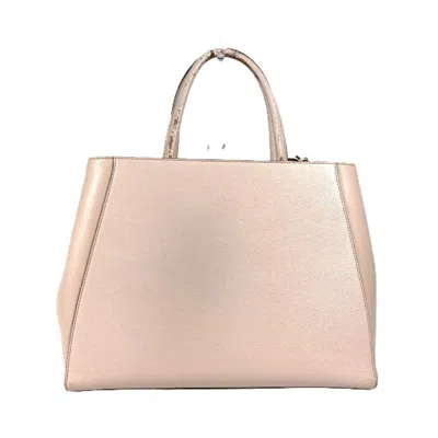 Pre-owned Fendi Beige Leather Shoulder Bag Tote Bag ()