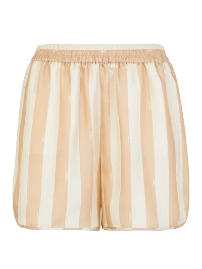 FENDI BEIGE MINI SHORTS