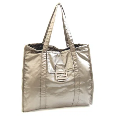 Pre-owned Fendi Beige Nylon Eco-bag Tote Bag () In Sand