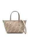 Fendi Dove Grey Roll Mini Minibag In Beige