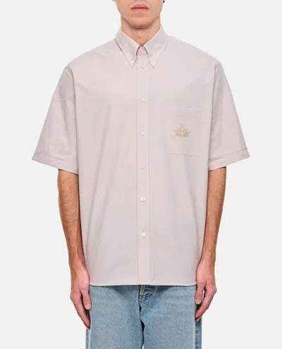 FENDI BEIGE SHOT SLEEVES SHIRT