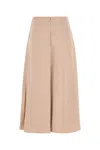 Fendi Ff Jacquard Silk Midi Skirt