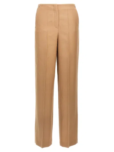 Fendi Beige Wool Dress Women's Pants