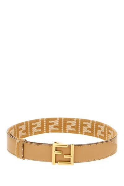 Fendi Belt In Gray
