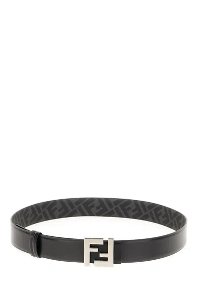 Fendi Belt In Black Pal Burat Matt