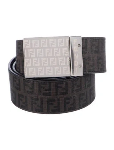 Pre-owned Fendi Belt In Black/brown