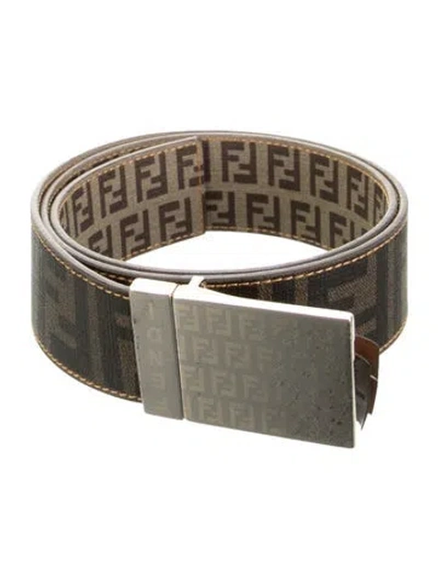 Pre-owned Fendi Belt In Brown