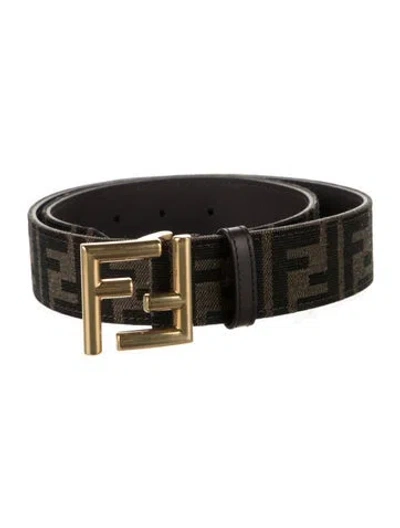 Pre-owned Fendi Belt Kit In Brown