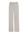 Fendi Belt-loop Casual Pants In Gray