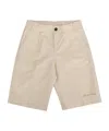 Fendi Belt Loop Shorts In Nude