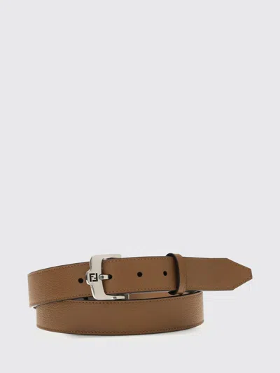 Fendi Belt Men  In Metallic