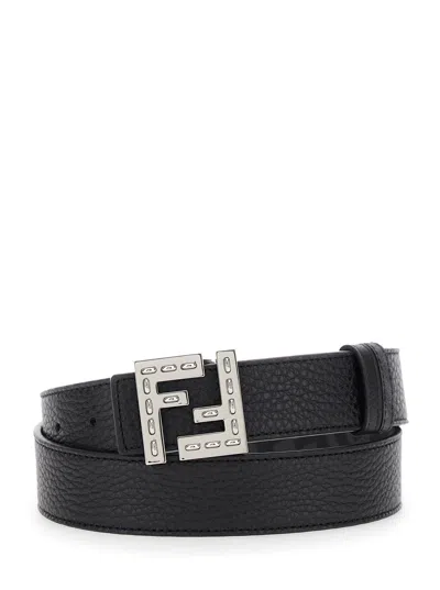 Fendi Belt Reversible Cuoio Roma In Multicolor