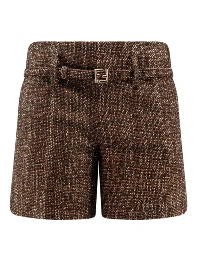 FENDI BELTED SHORTS