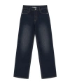 Fendi Belt-loop Jeans In Blue