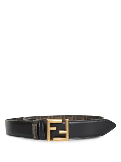 Fendi Belts In Black