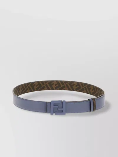 Fendi Belts Reversible Adjustable Length Options In Blue