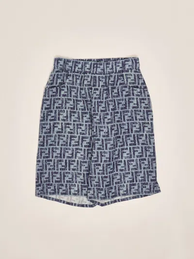 Fendi Kids' Bermuda Bermuda In Blue