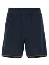 Fendi Ff Jacquard Shorts In Blue