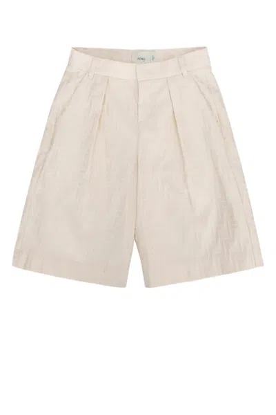 Fendi Kids' Bermuda In Shell