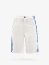 Fendi 'denim Fade Bermuda Shorts With In Blue