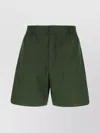 Fendi Bermuda Shorts Cotton Elastic Waistband