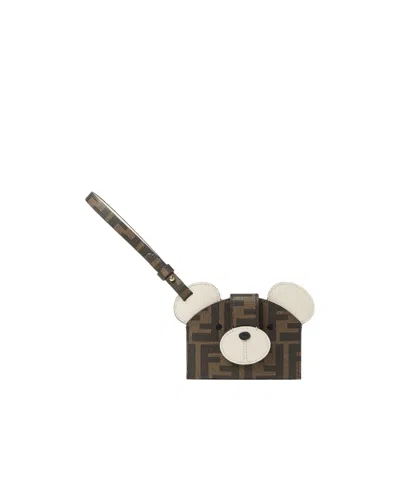 Fendi Best Friends Forever Card Case In Brown