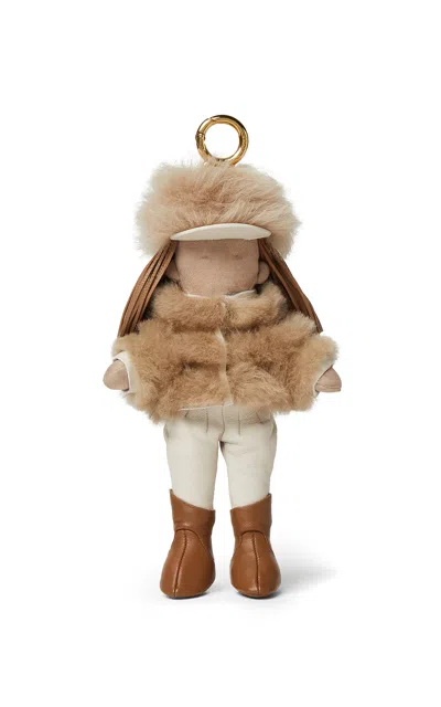 Fendi Best Friends Forever Charm In Brown